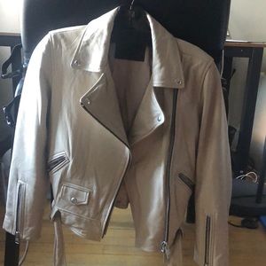 All saints leather jacket US4